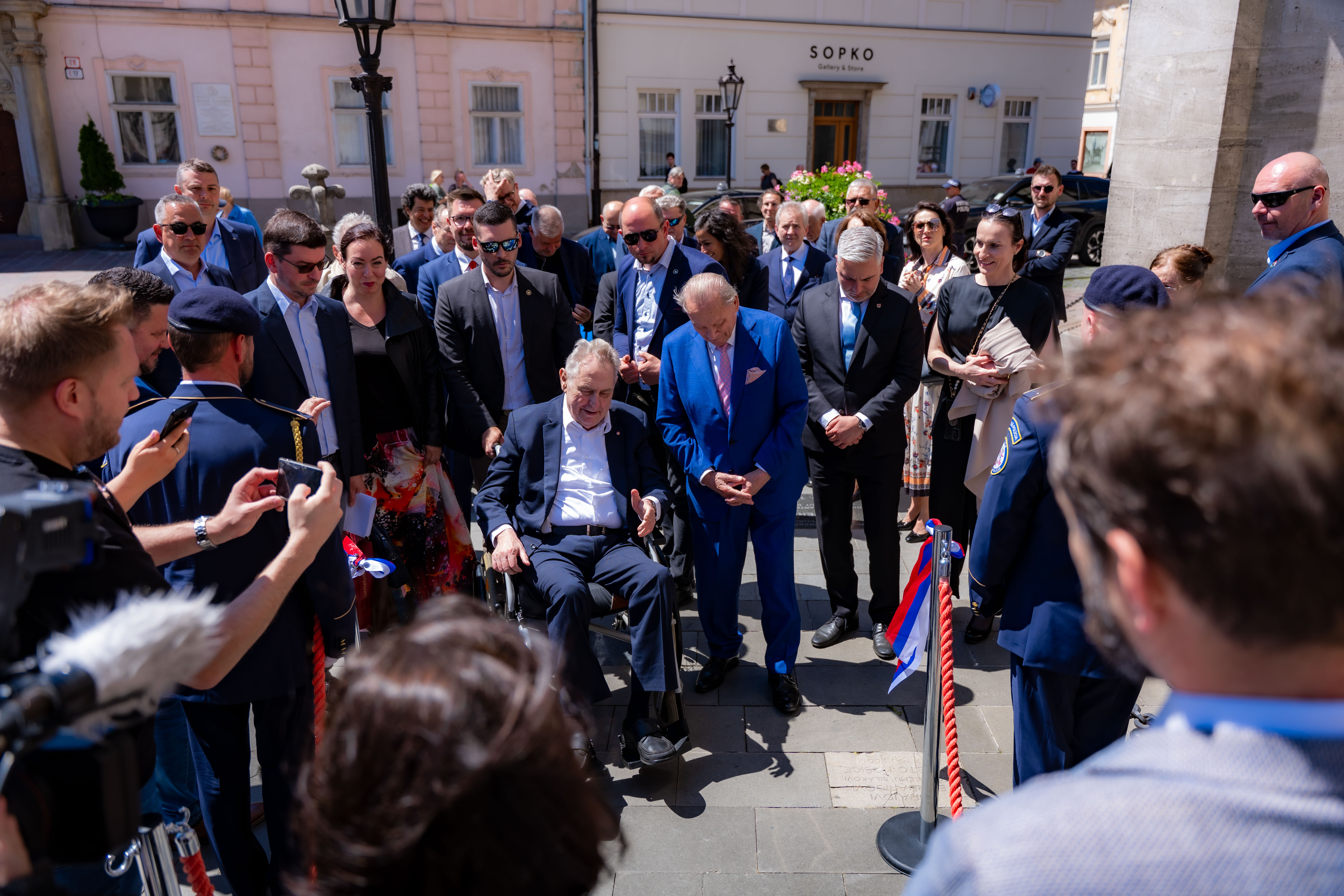 Prezident ZEMAN V Kosiciach so Schusterom -1-31